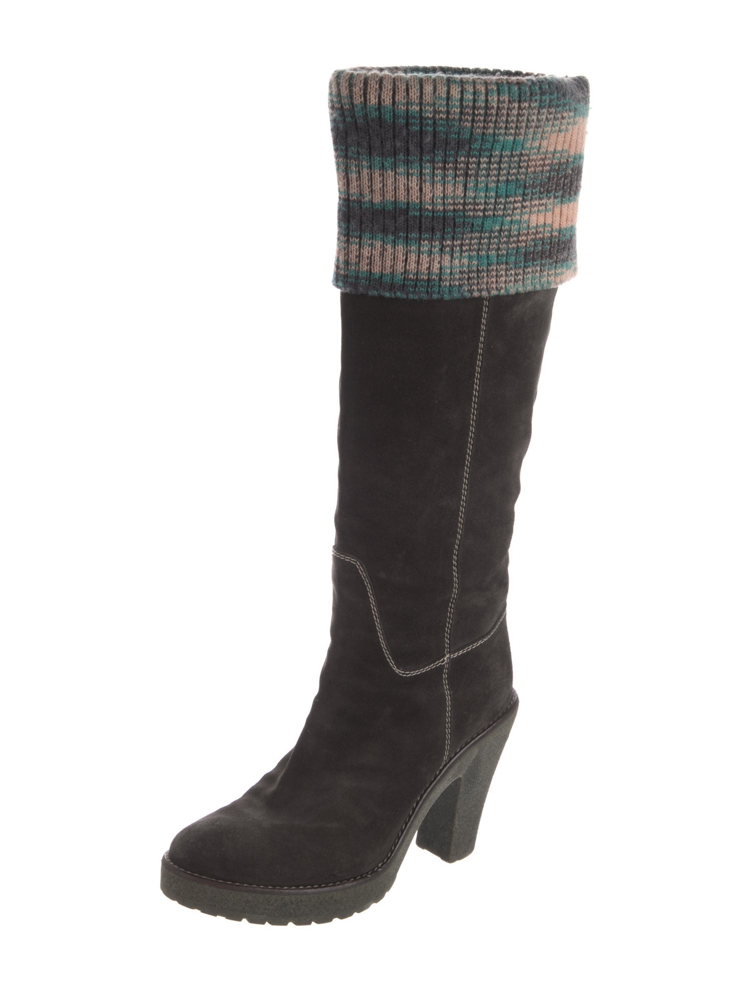 Missoni Leather Printed Boots