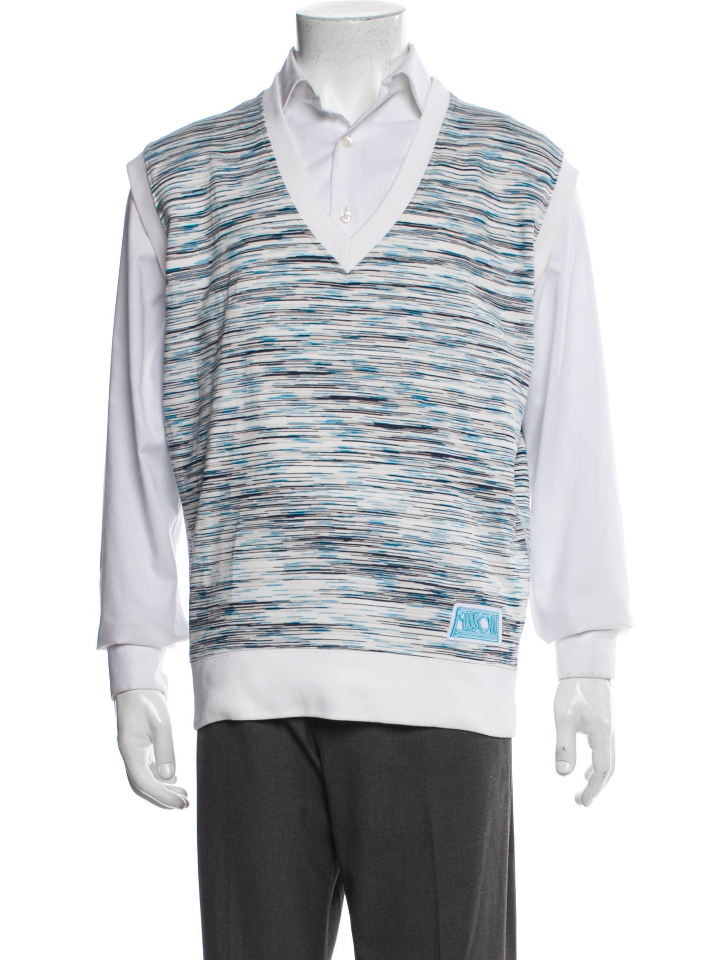 Missoni Striped V-Neck Sweater Vest