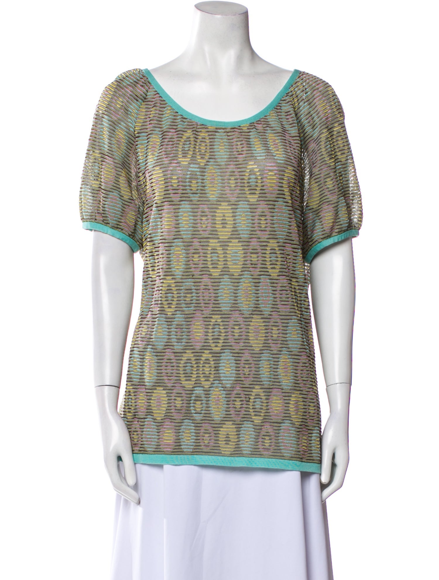 Missoni Printed Scoop Neck T-Shirt