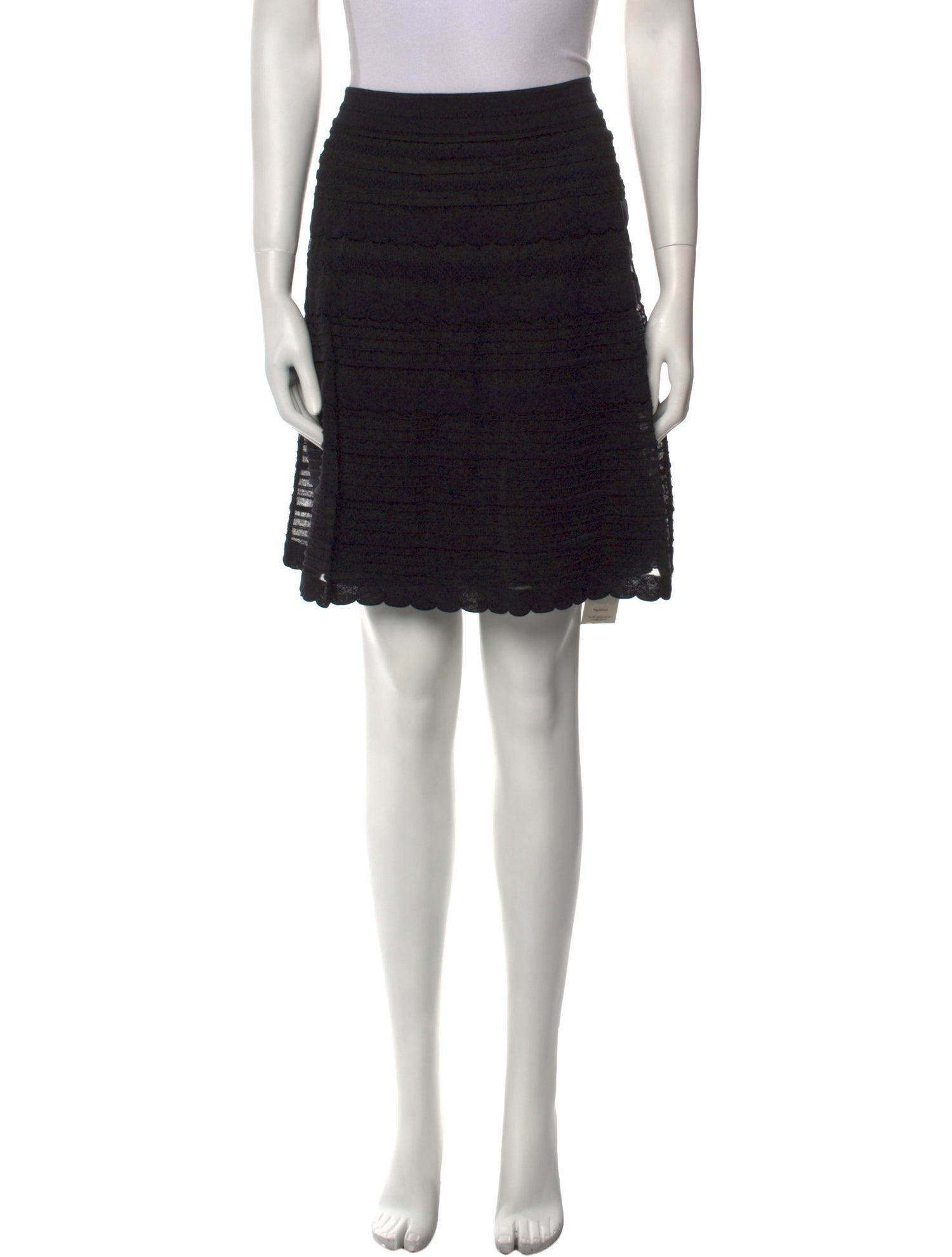 Missoni Mesh Accents Knee-Length Skirt