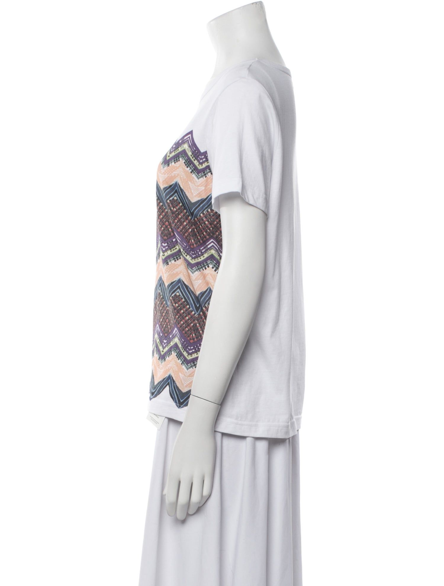 Missoni Printed Bateau Neckline T-Shirt