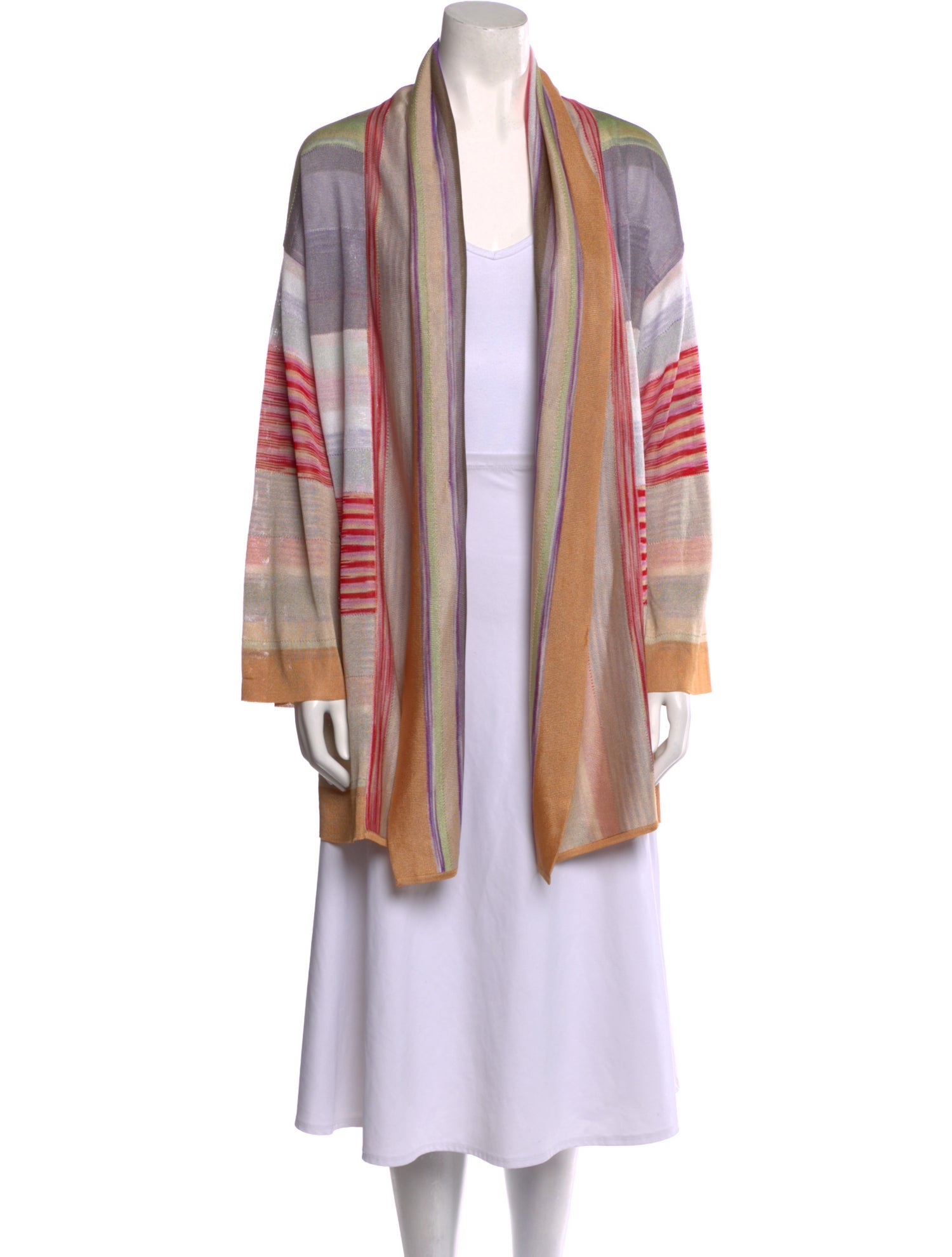 Missoni Striped Open Front Sweater