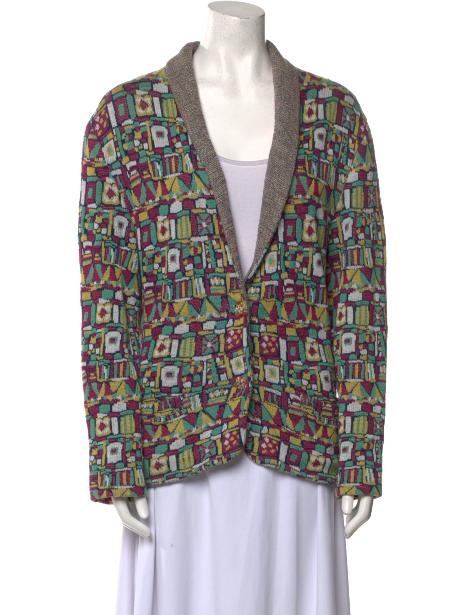 Missoni Printed V-Neck Sweater