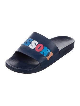 Missoni Rubber Graphic Print Slides