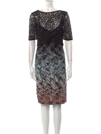 Missoni Printed Knee-Length Dress