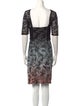 Missoni Printed Knee-Length Dress