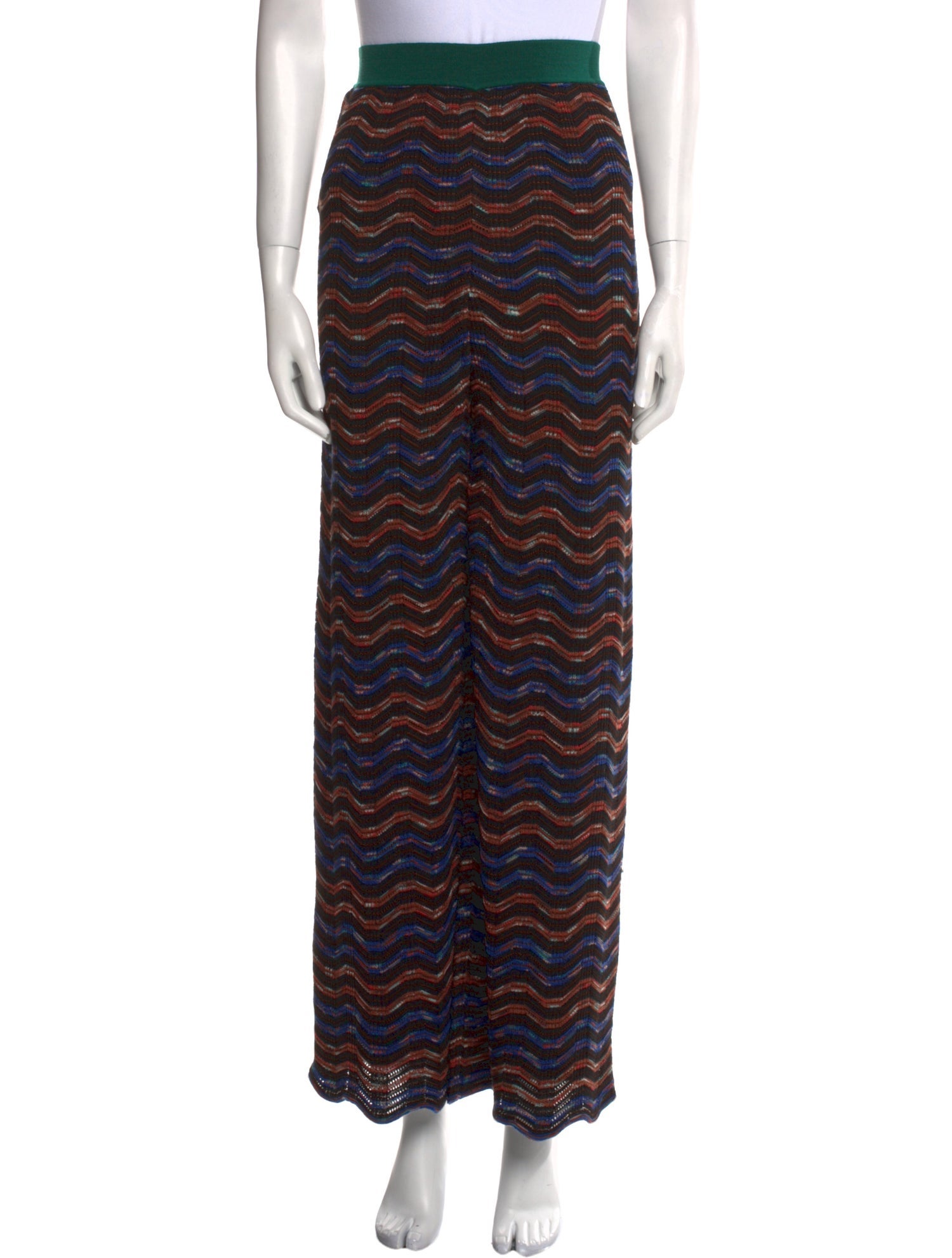 M Missoni Virgin Wool Wide Leg Pants w/ Tags