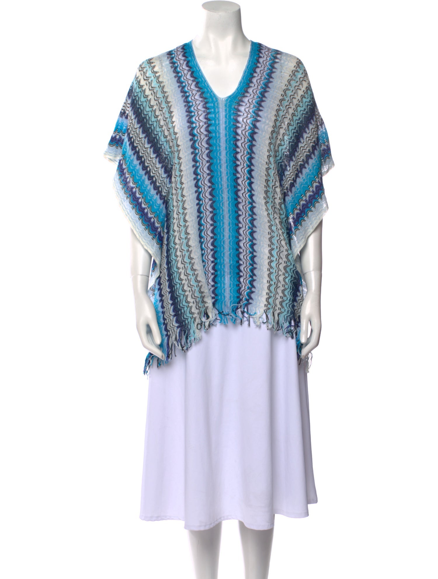 Missoni Striped V-Neck Sweater w/ Tags