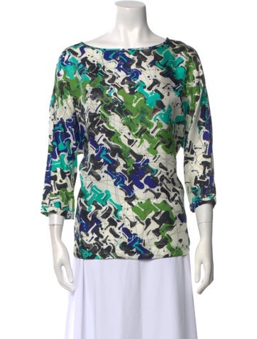 Missoni Tops Silk Printed Blouse M