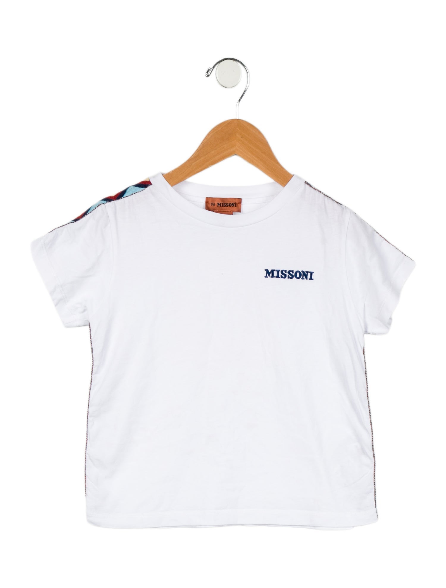 Missoni Boys' Solid Embroidered Shirt