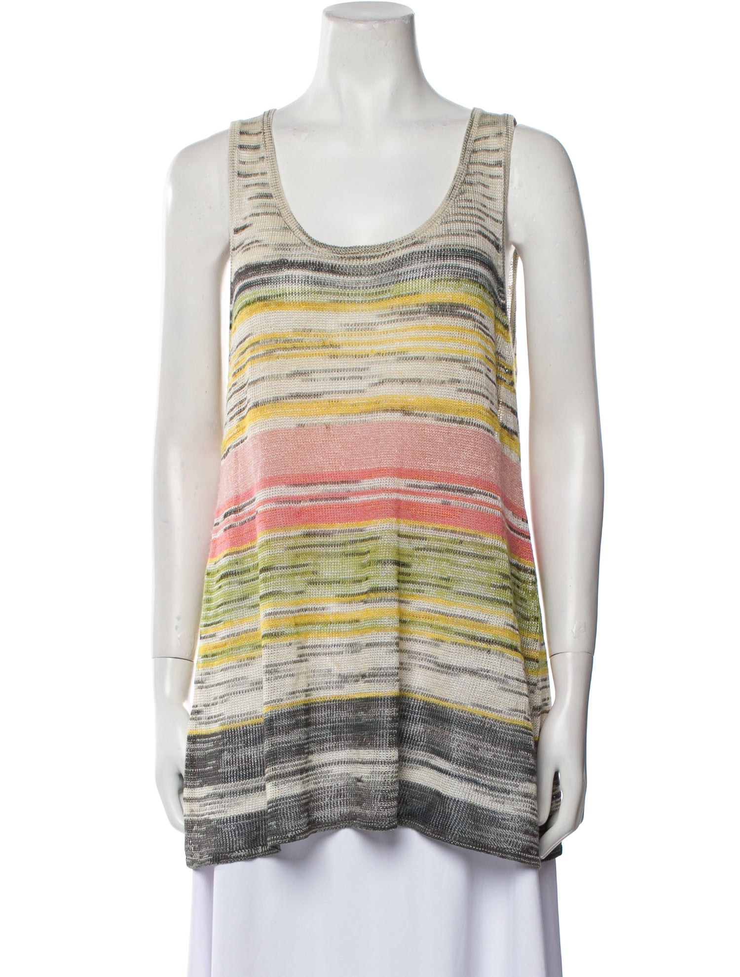 Missoni Striped Scoop Neck Tunic