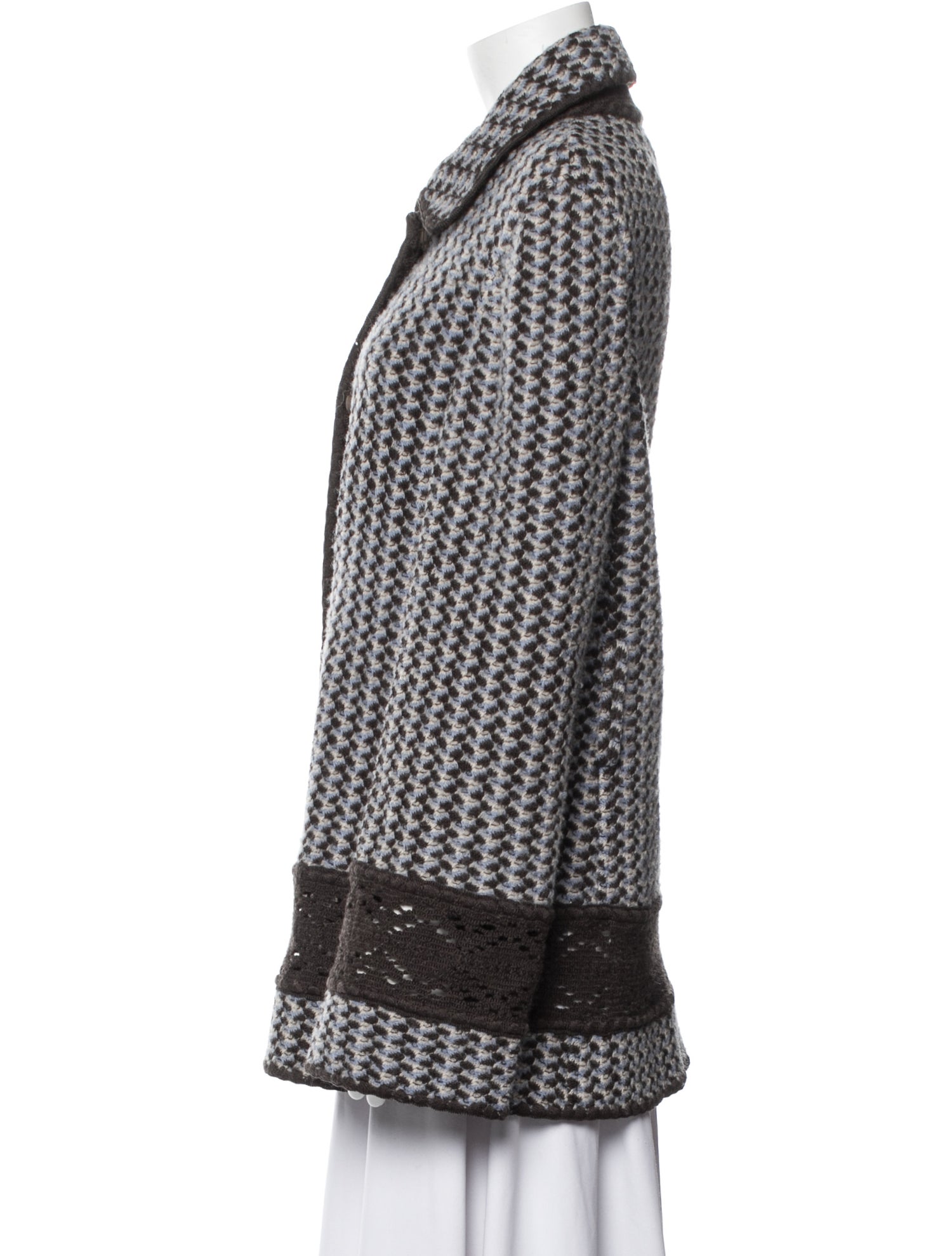 Missoni Wool Tweed Pattern Coat