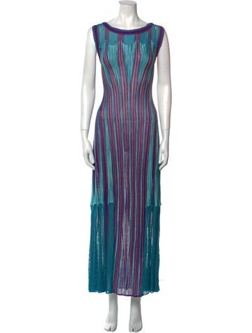 Missoni Dresses Striped Long Dress Us8, It44 | M