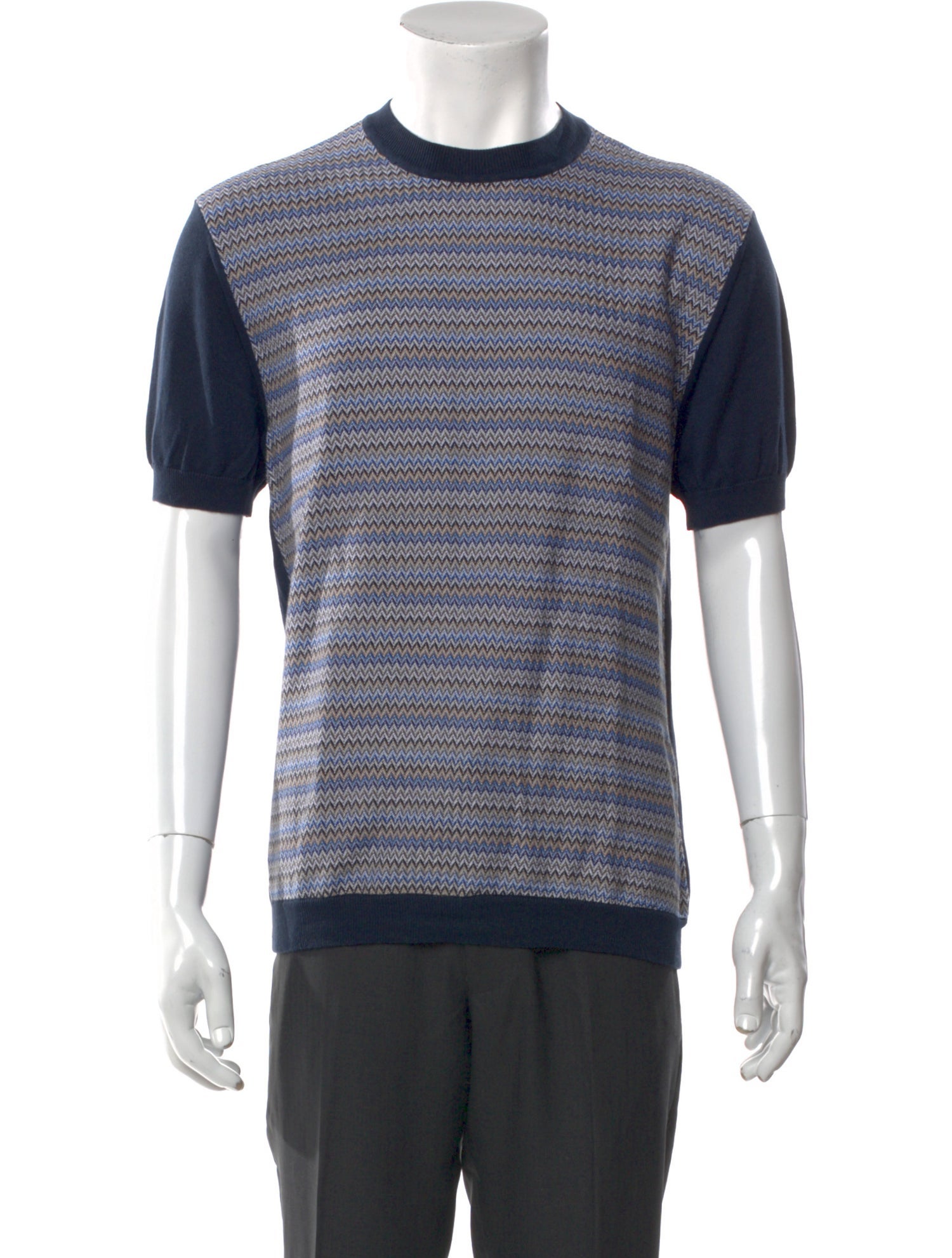 Missoni Striped Crew Neck Pullover