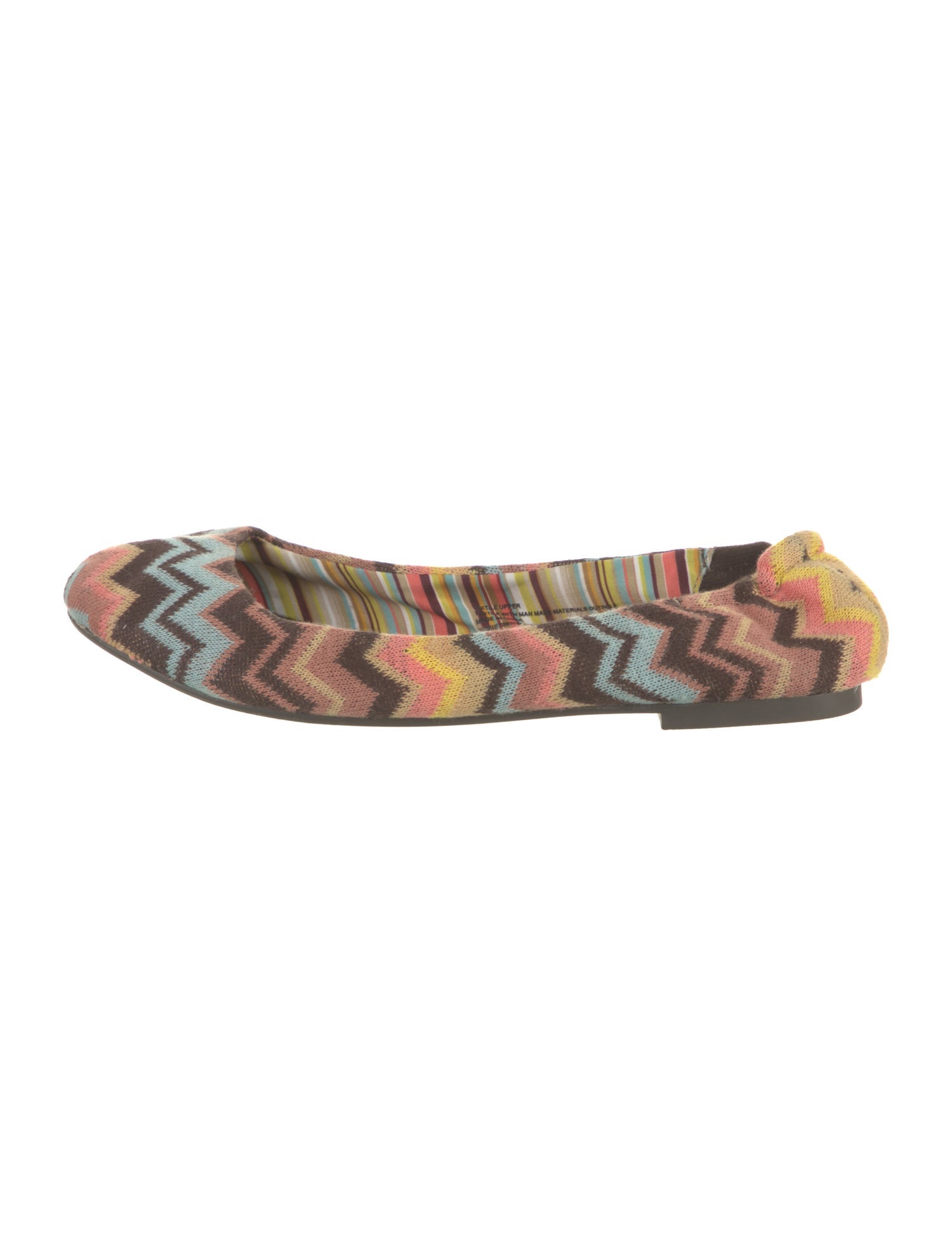 Missoni Striped Ballet Flats