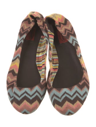 Missoni Striped Ballet Flats
