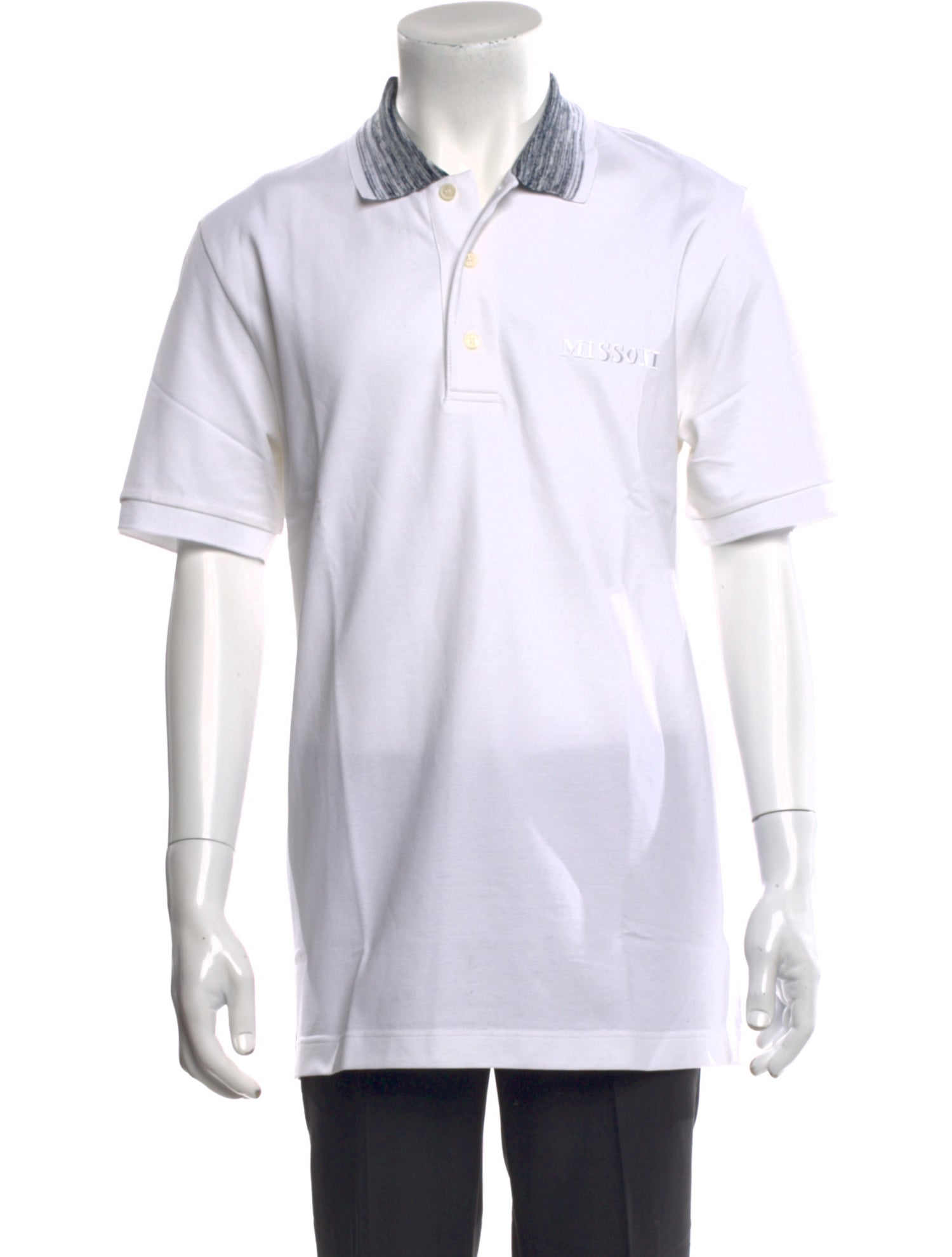 Missoni Collar Short Sleeve Polo Shirt