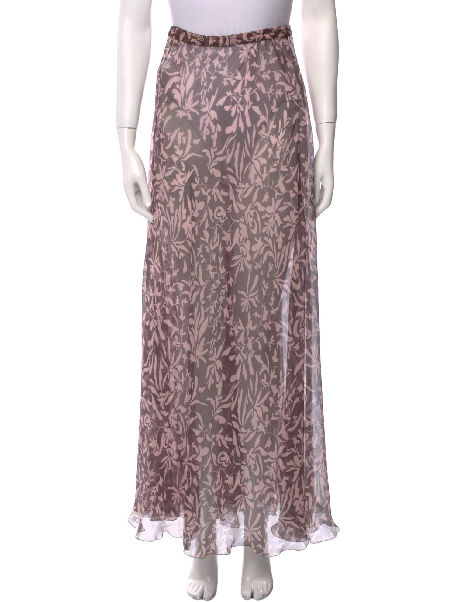 Missoni Floral Print Midi Length Skirt