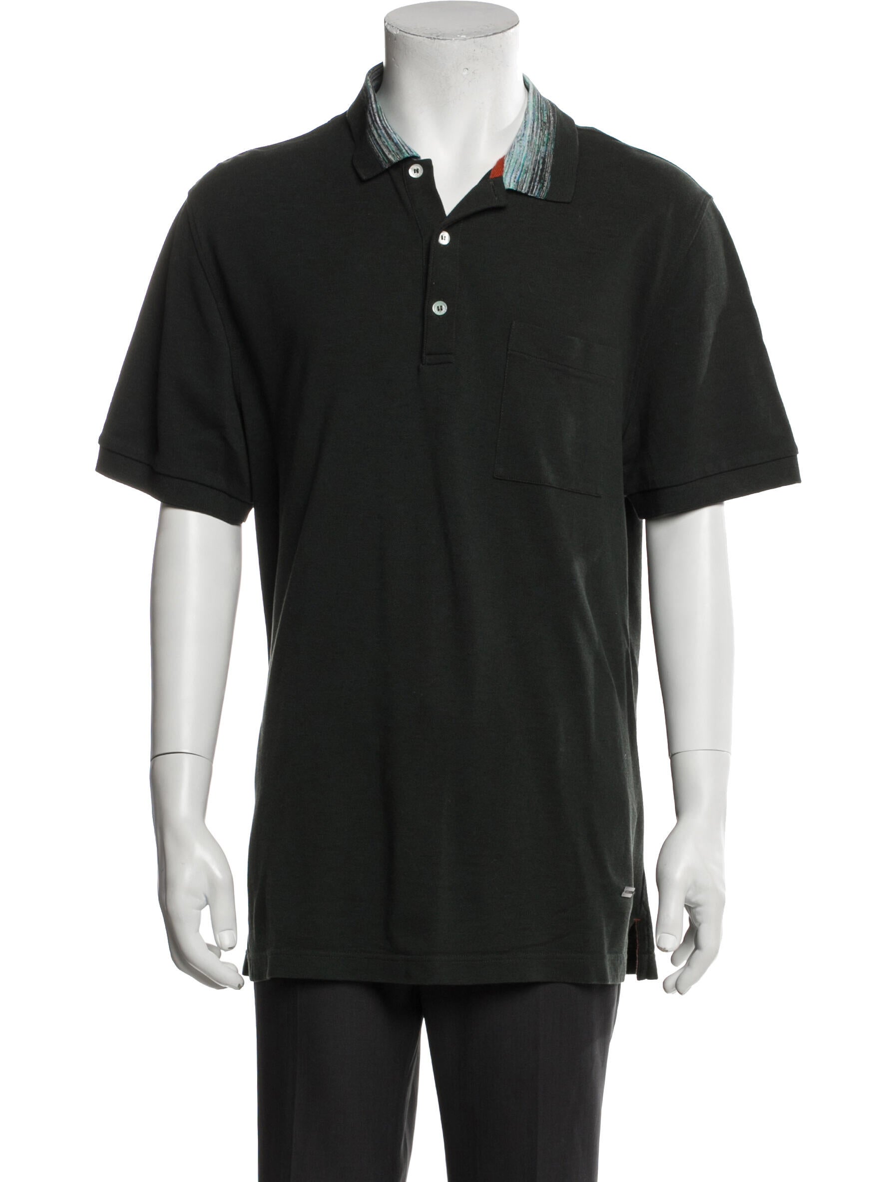 Missoni Collar Short Sleeve Polo Shirt