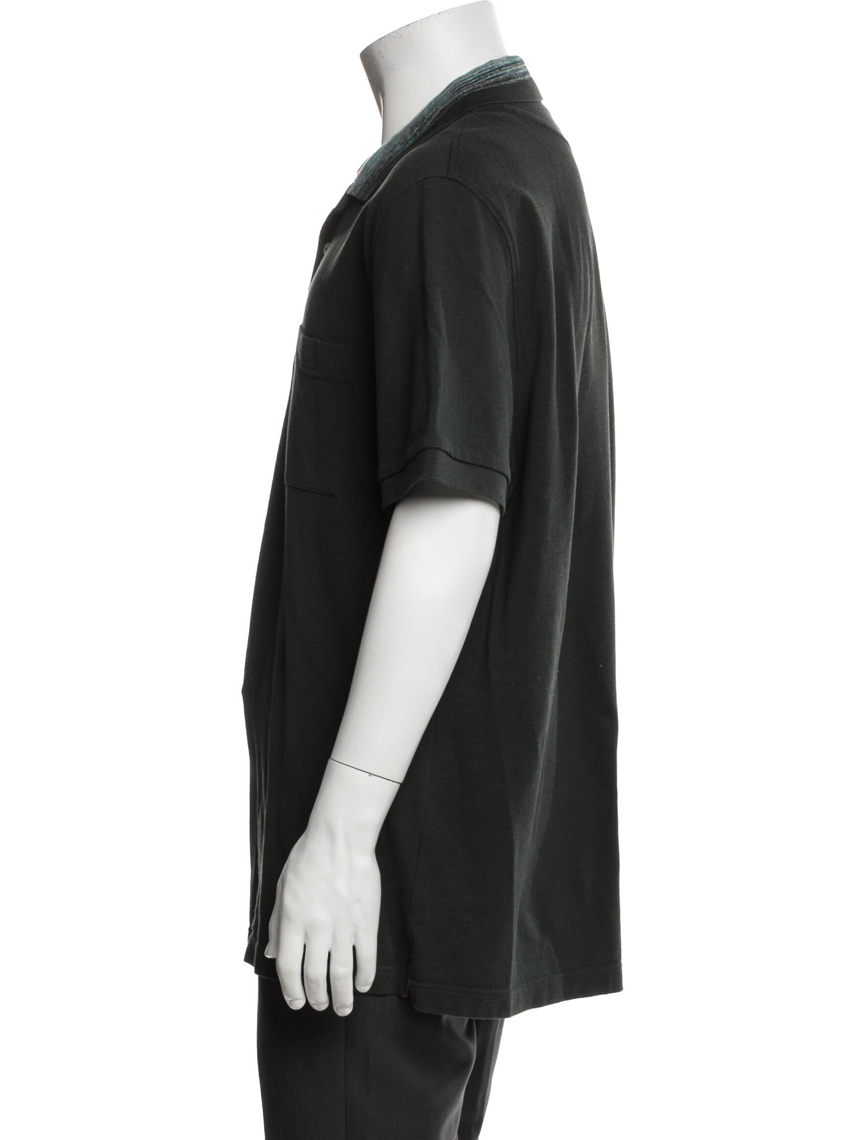 Missoni Collar Short Sleeve Polo Shirt