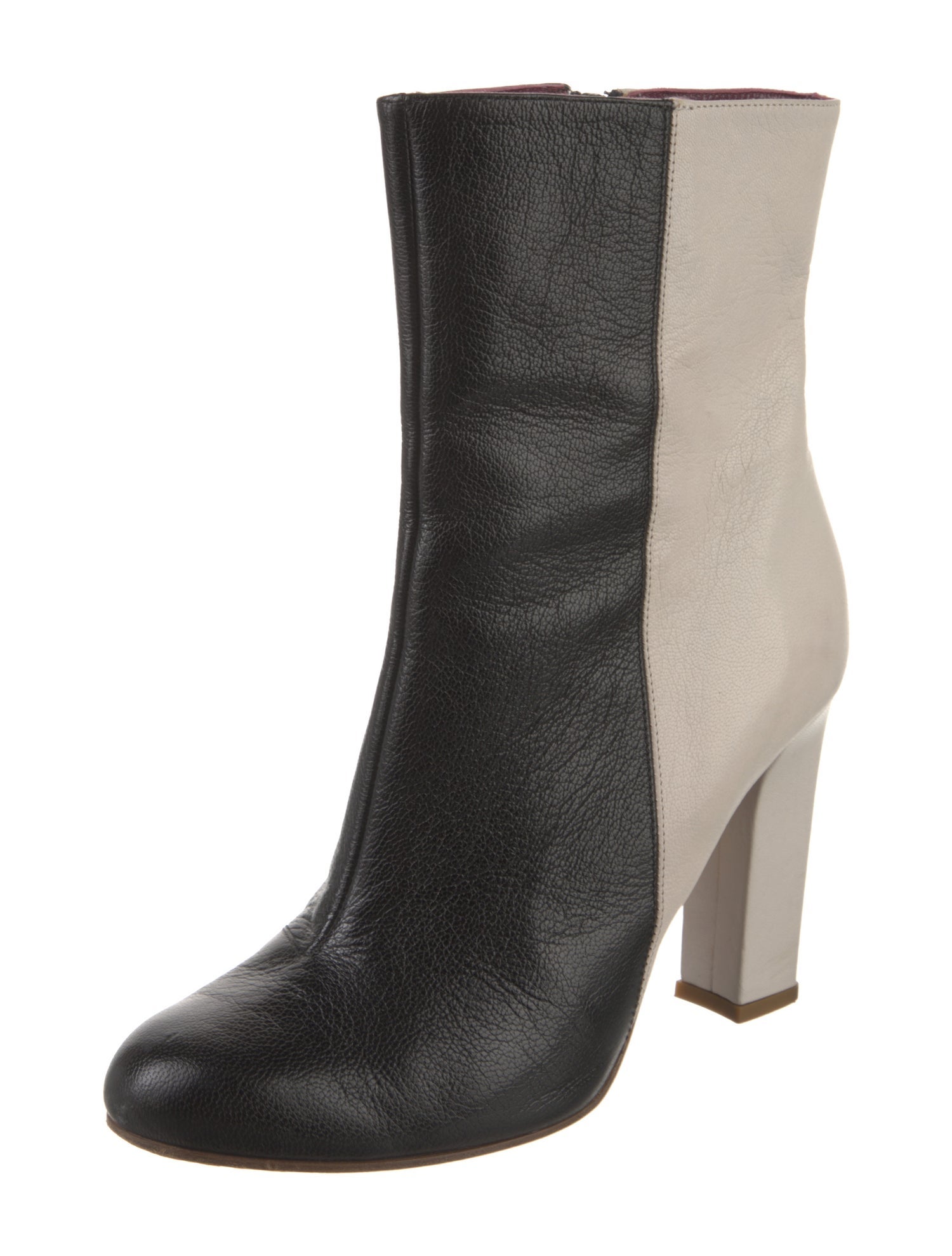 Missoni Leather Colorblock Pattern Boots