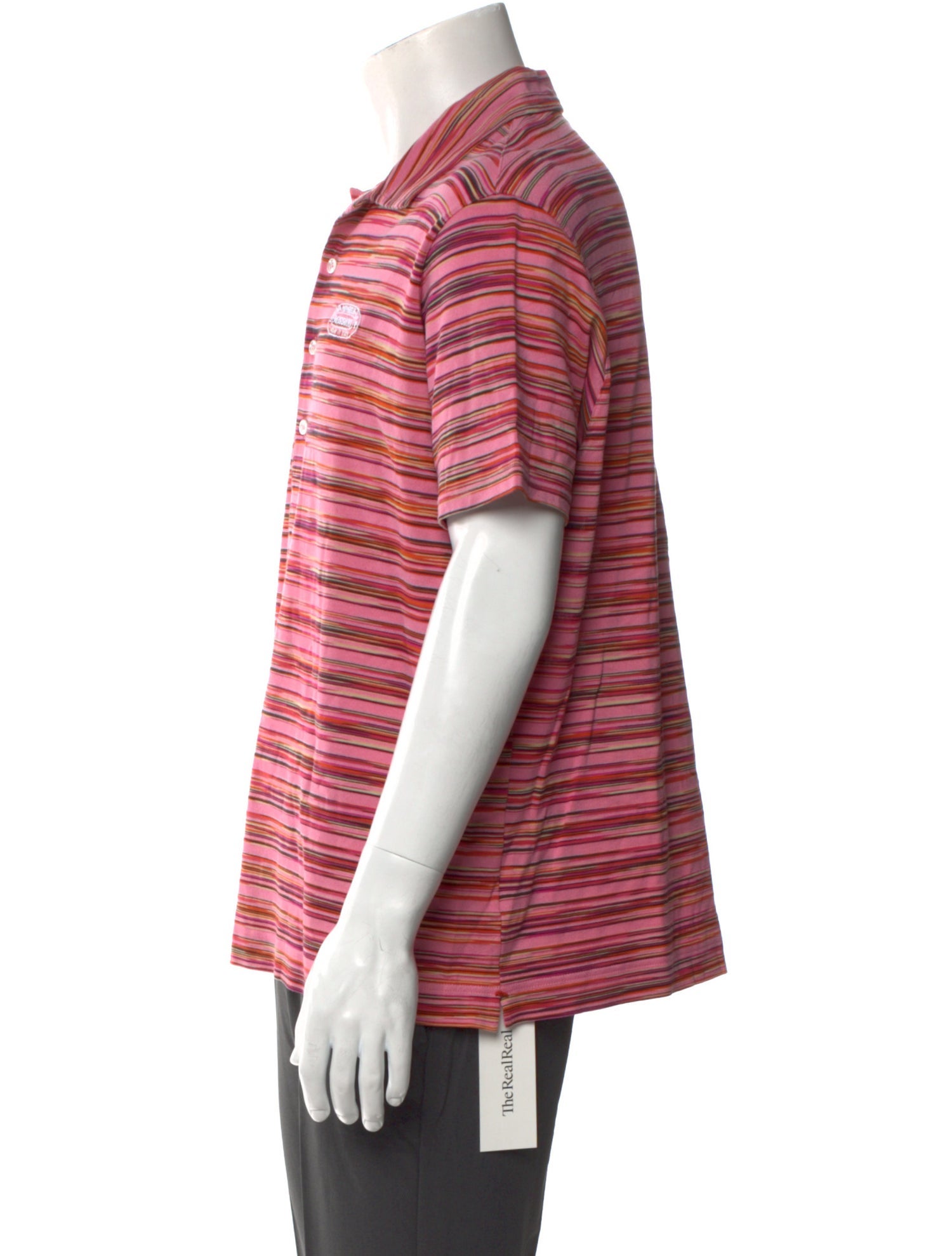 Missoni Striped Collar Polo Shirt