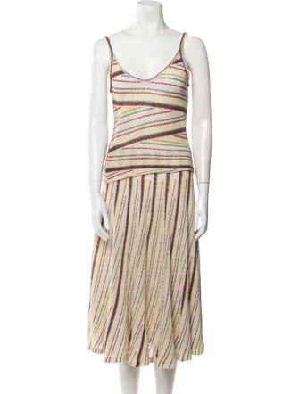 Missoni Linen Striped Skirt Set