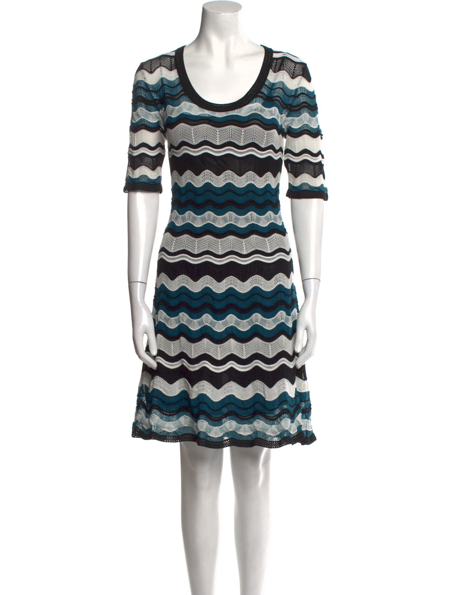 M Missoni Striped Mini Dress