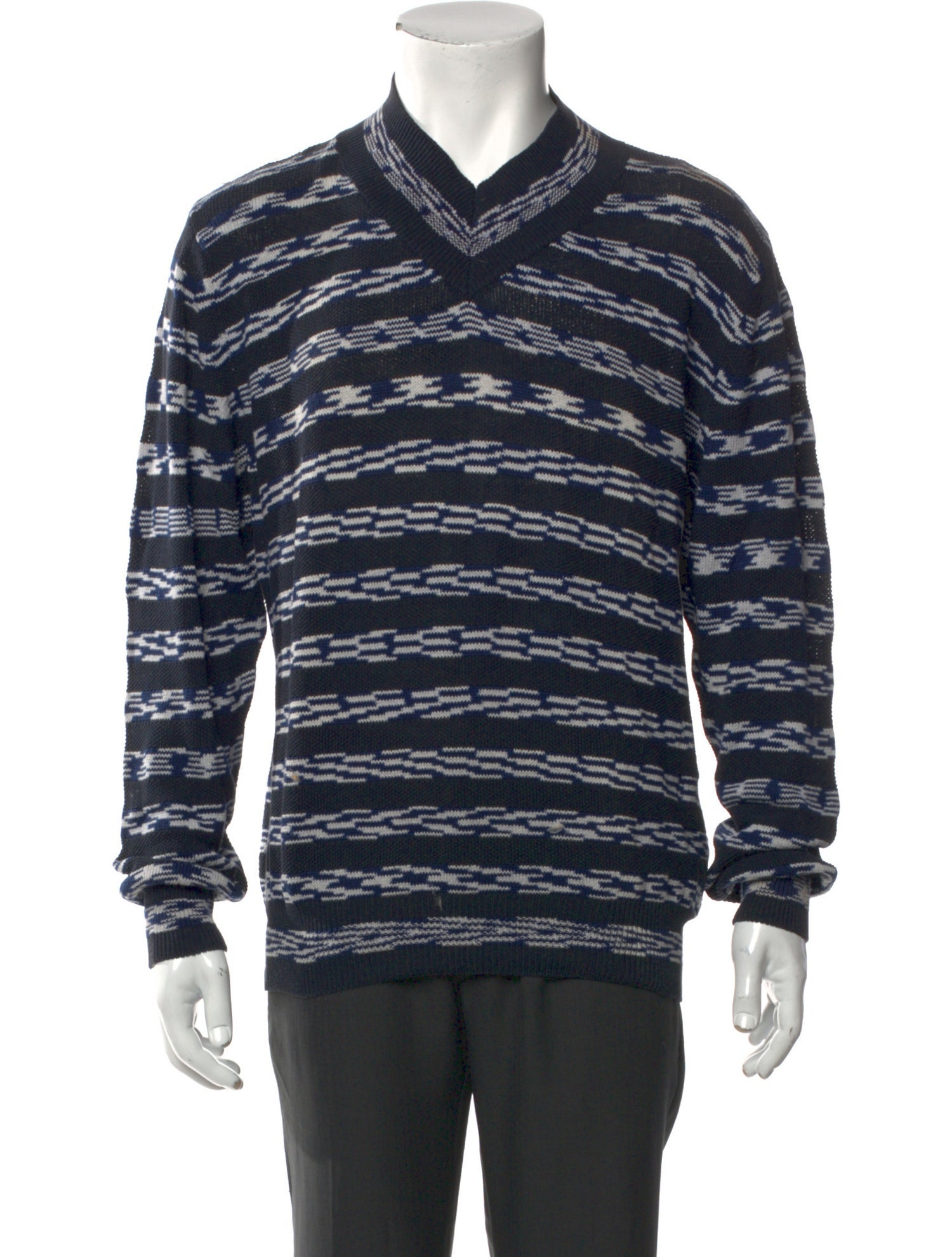 Missoni Striped V-Neck Pullover