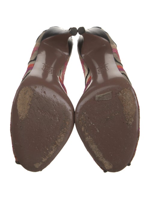 Missoni Mesh Printed T-Strap Pumps