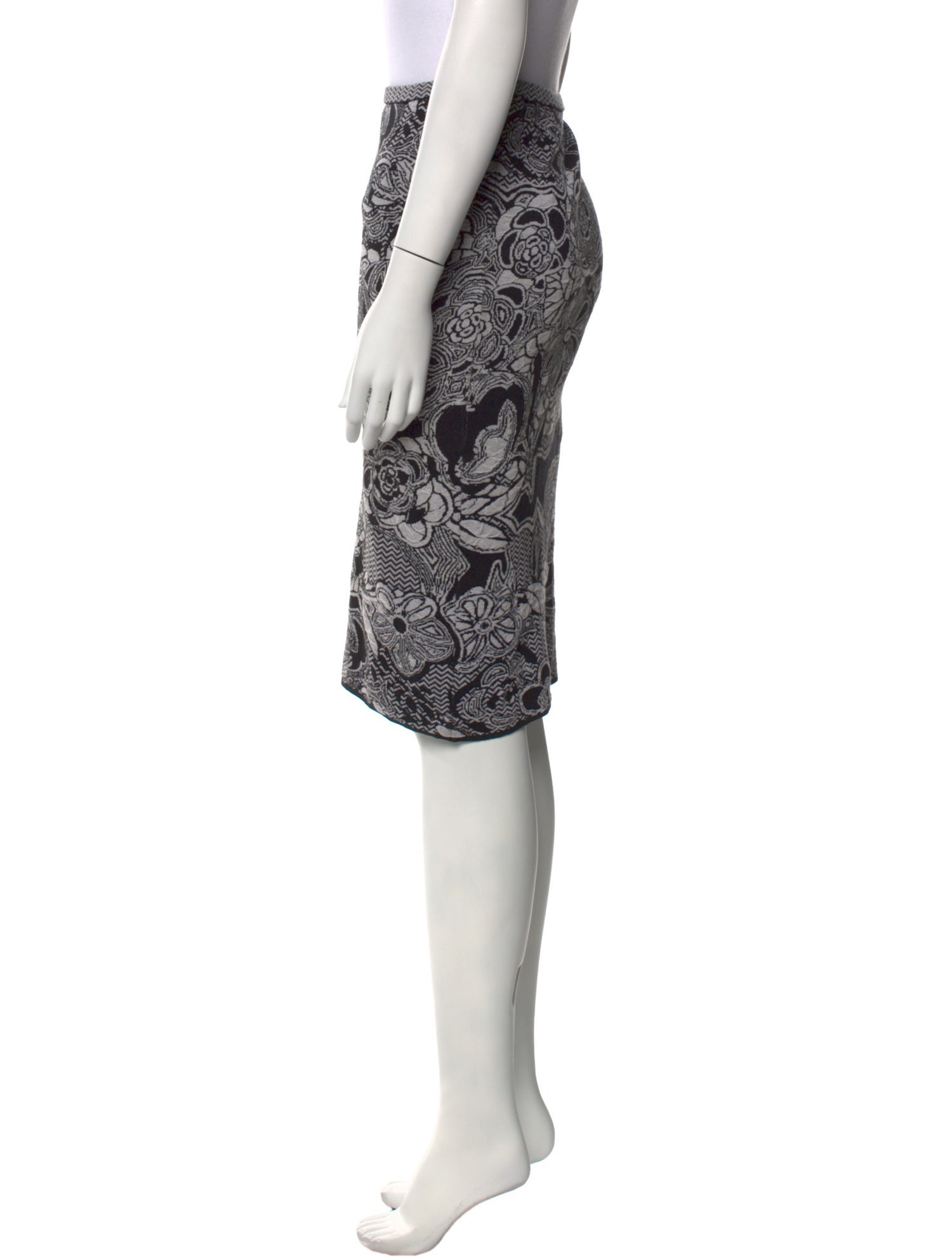 Missoni Floral Print Knee-Length Skirt