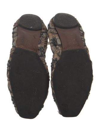 Missoni Glitter Printed Ballet Flats