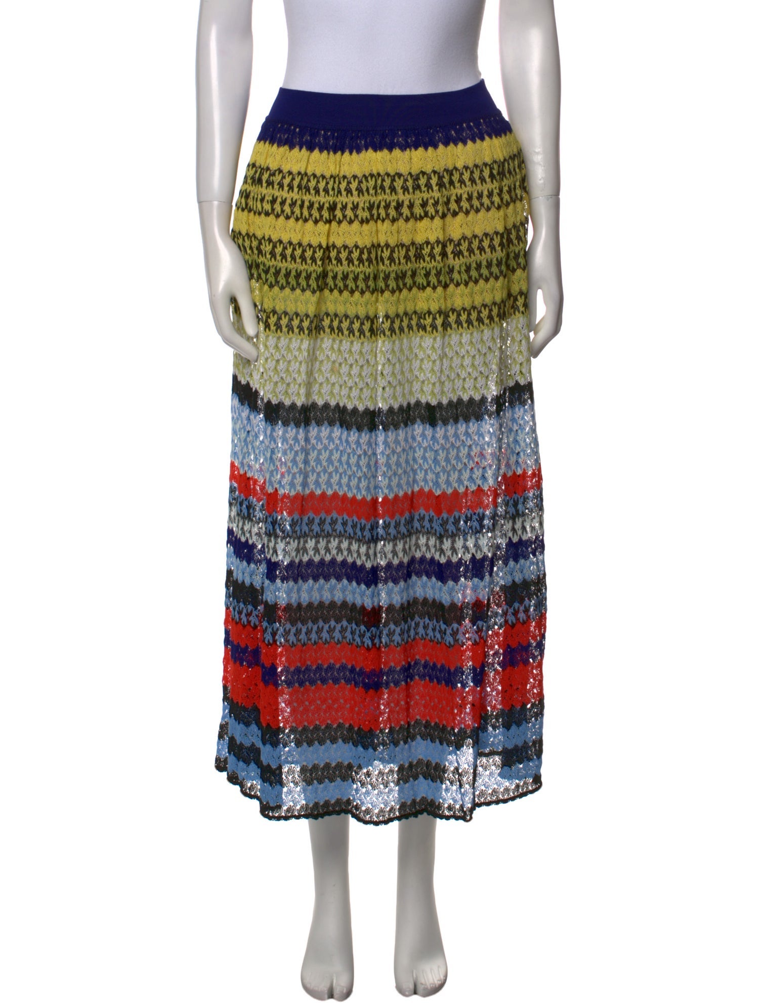 Missoni Striped Midi Length Skirt