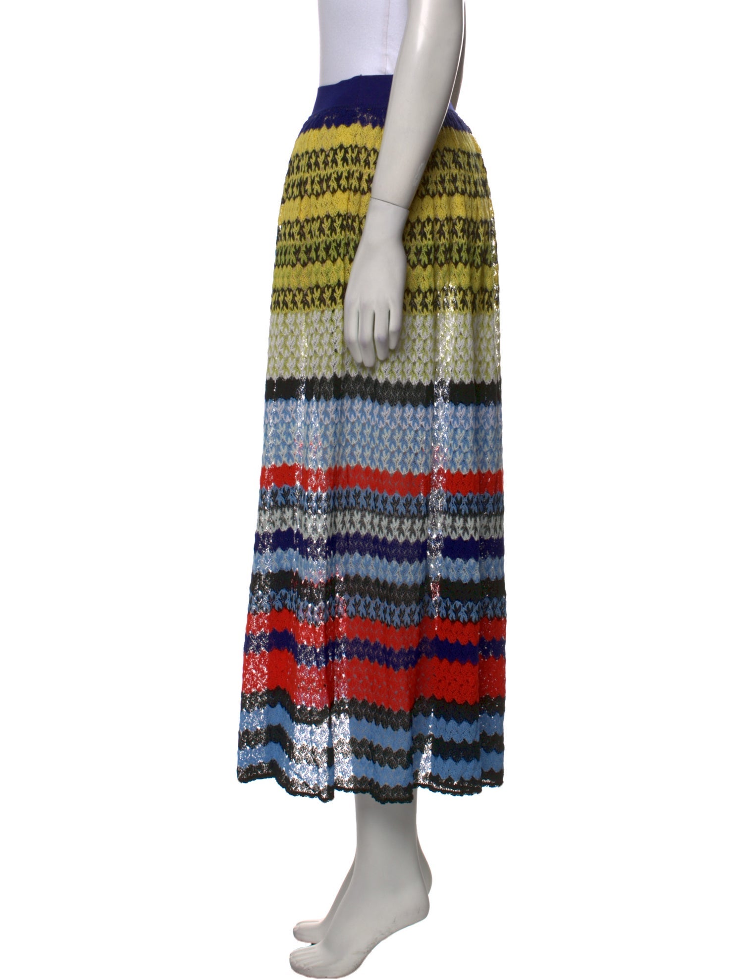 Missoni Striped Midi Length Skirt
