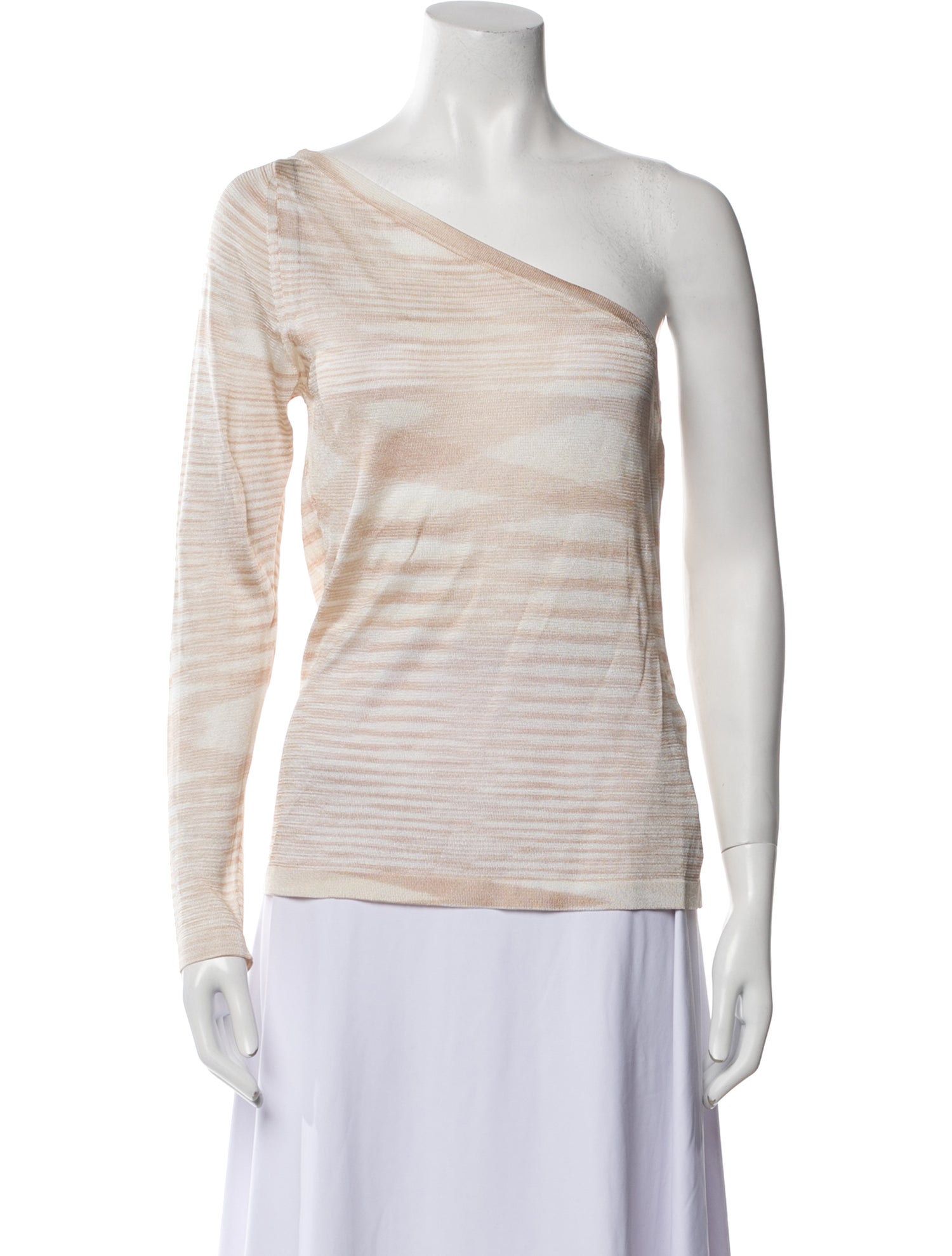 Missoni One-Shoulder Long Sleeve Top