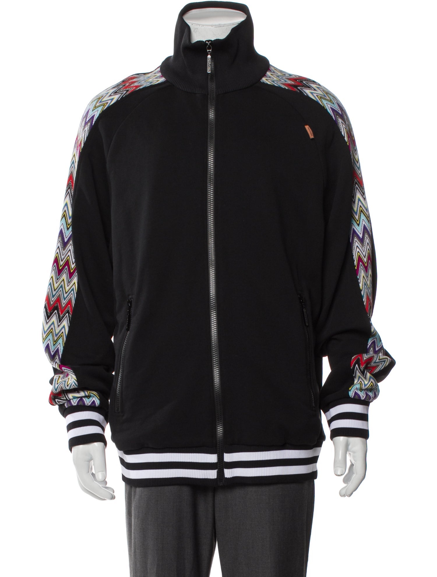 Missoni Graphic Print Varsity Jacket