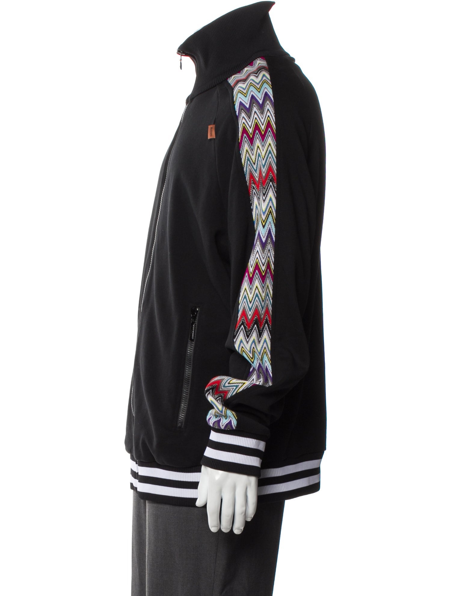 Missoni Graphic Print Varsity Jacket