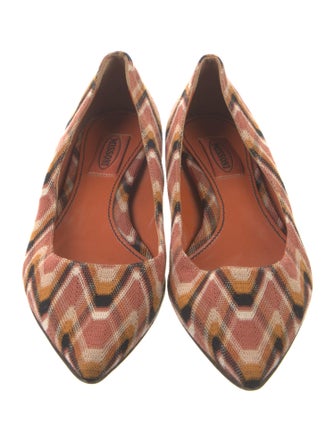 Missoni Animal Print Ballet Flats