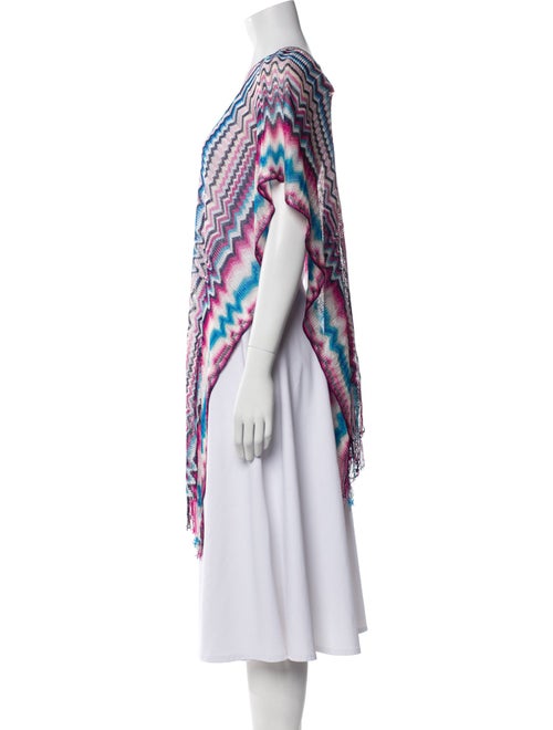 Missoni Striped Fringe Trim Accent Cover-Up