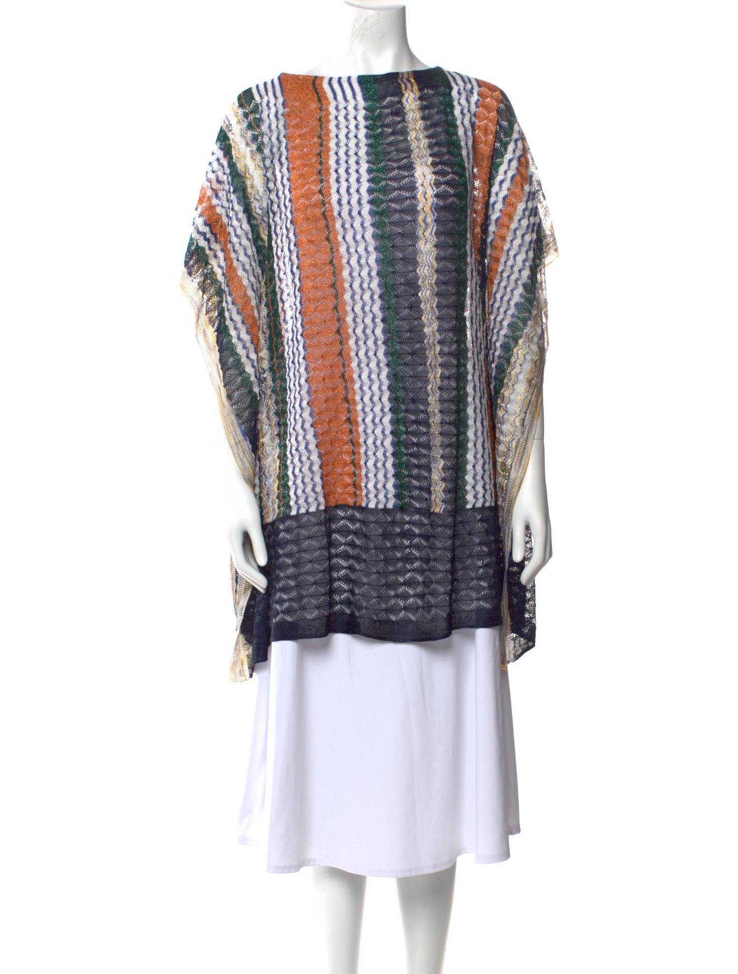 Missoni Striped Bateau Neckline Tunic