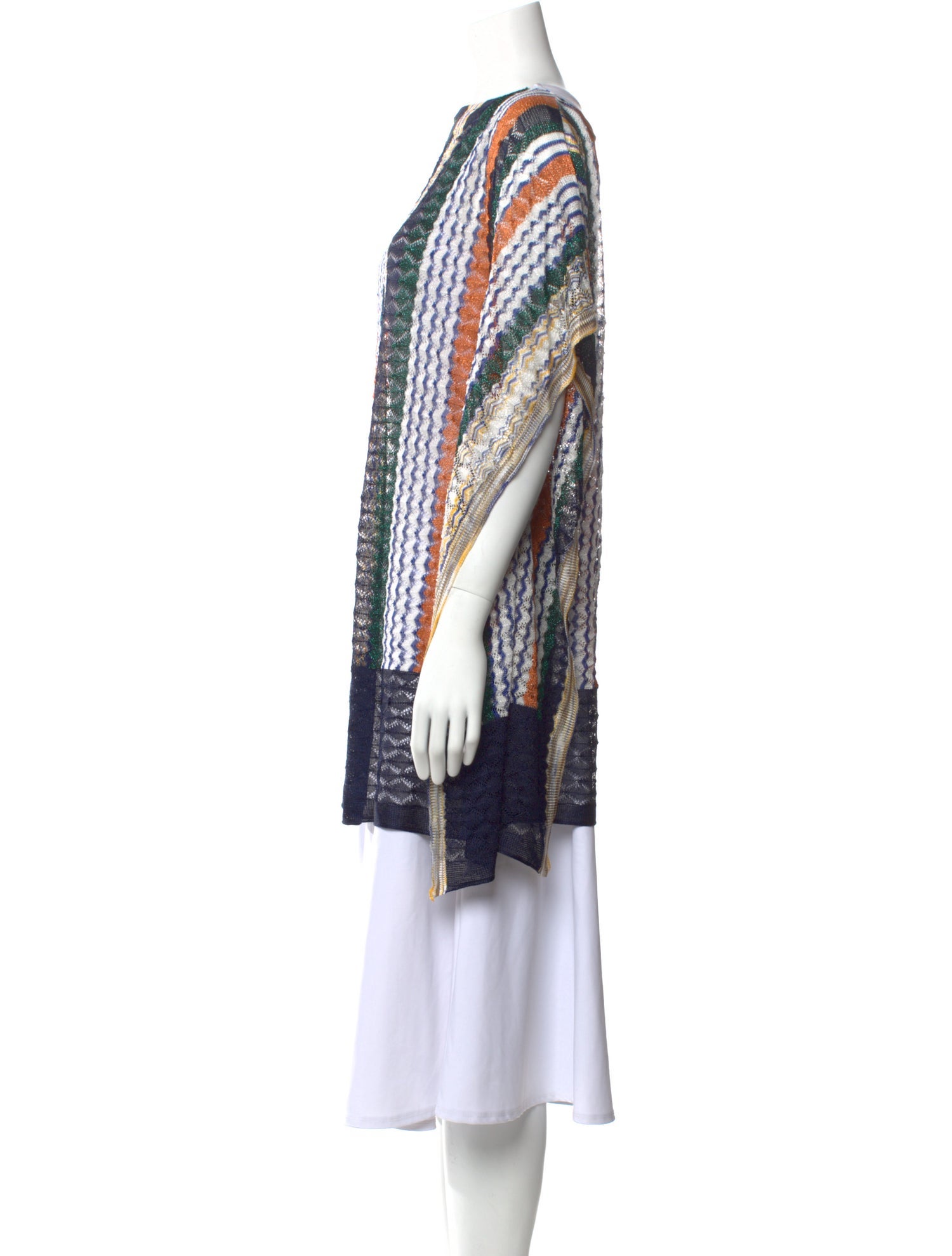 Missoni Striped Bateau Neckline Tunic