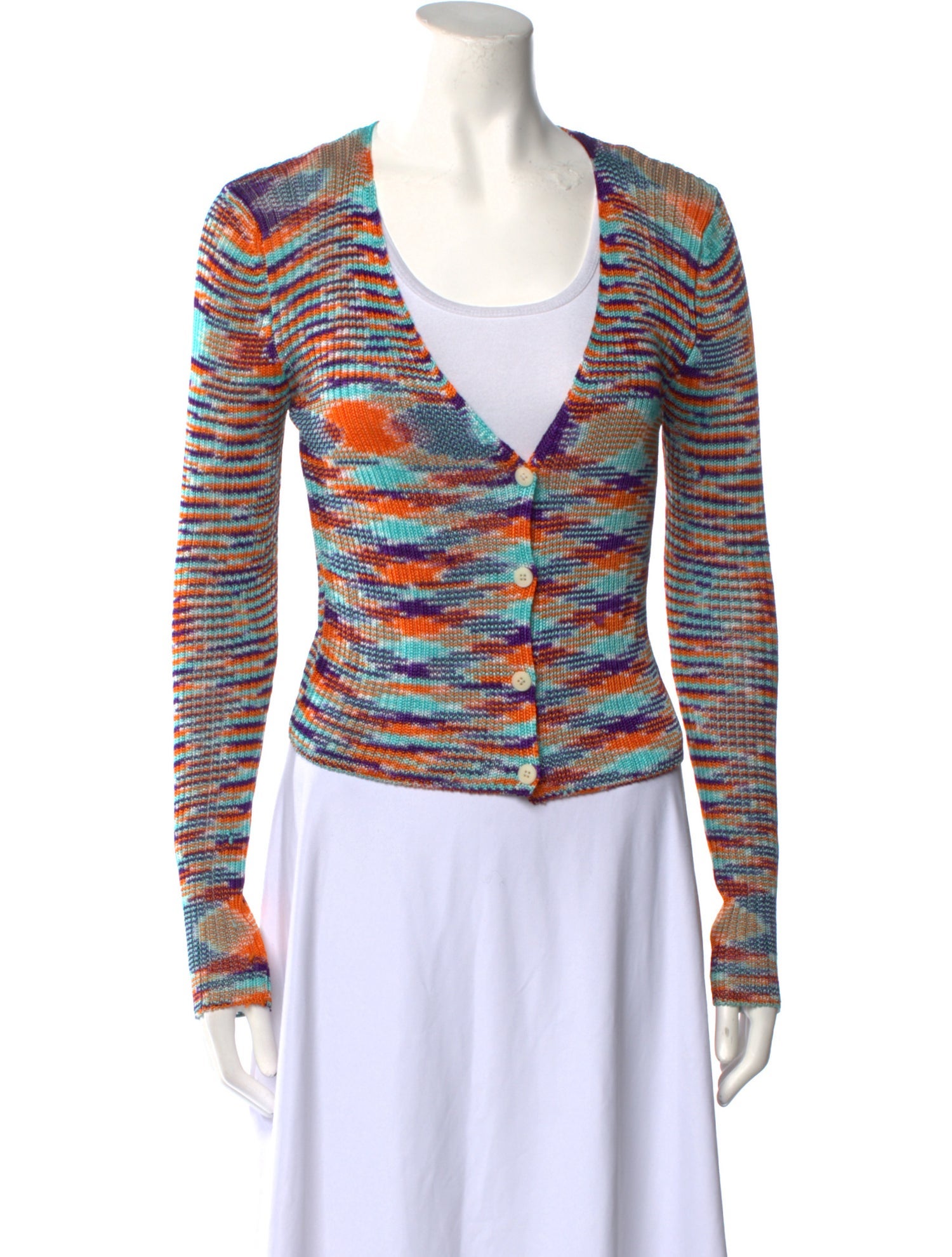 Missoni Striped V-Neck Sweater
