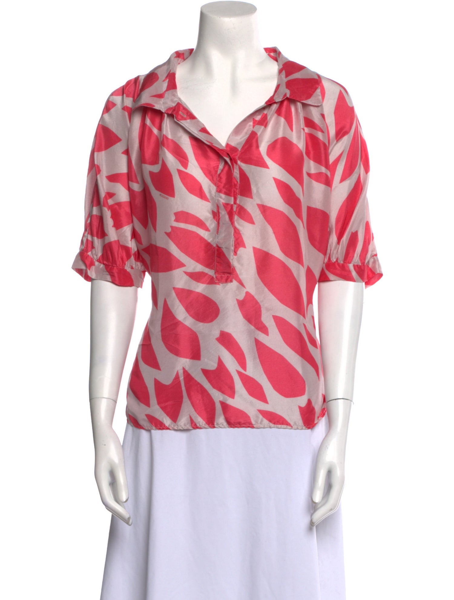 Missoni Printed V-Neck Blouse