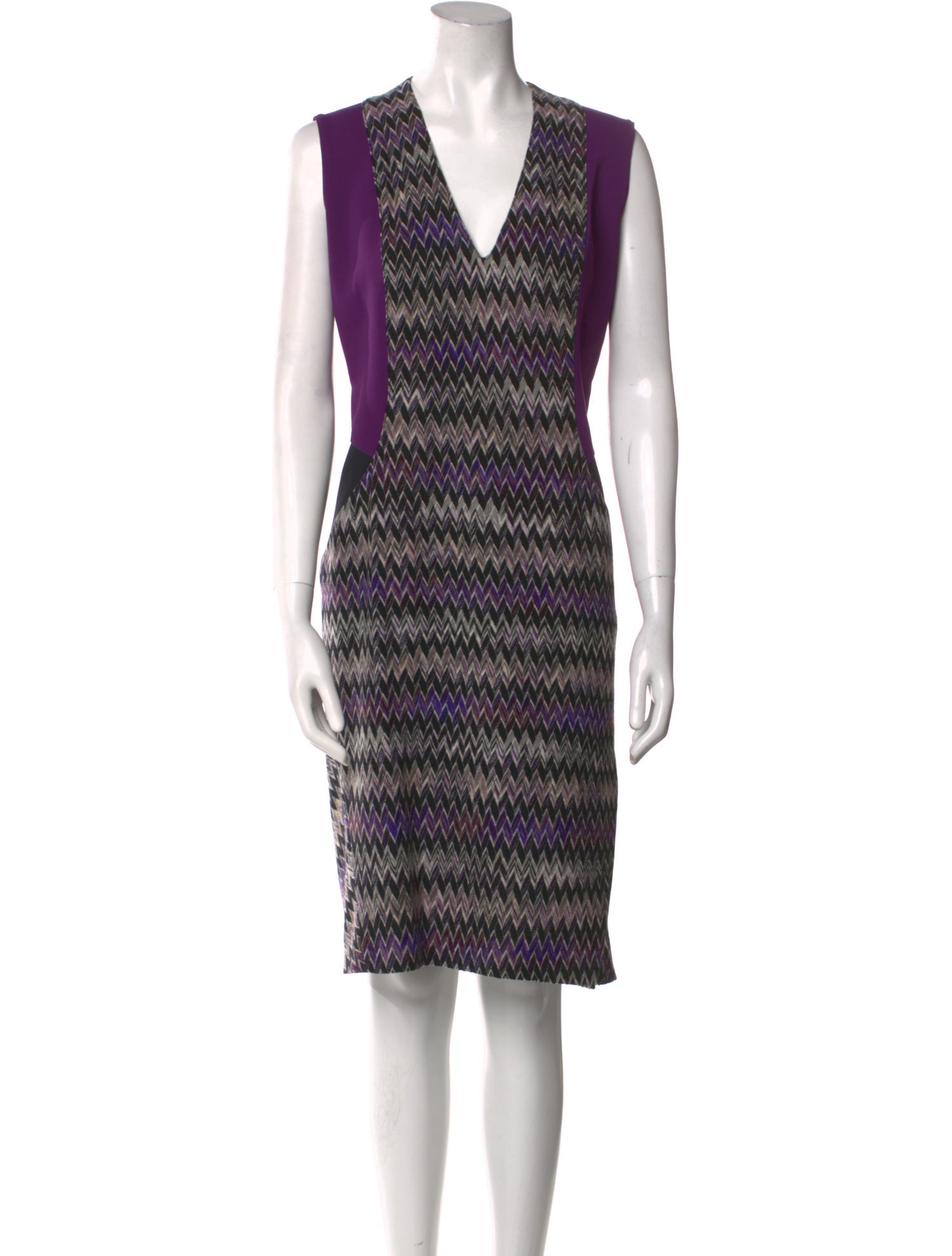 Missoni Striped Knee-Length Dress