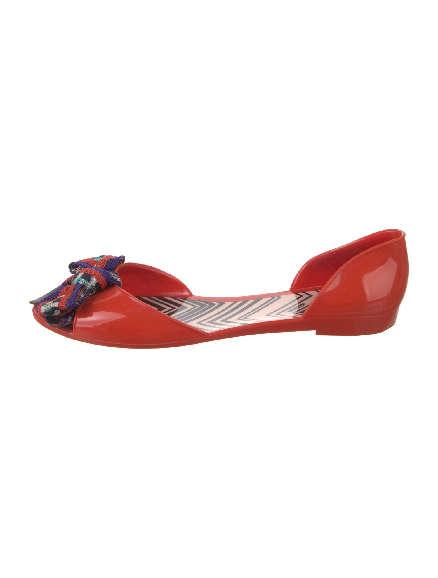 Missoni Rubber D'Orsay Flats