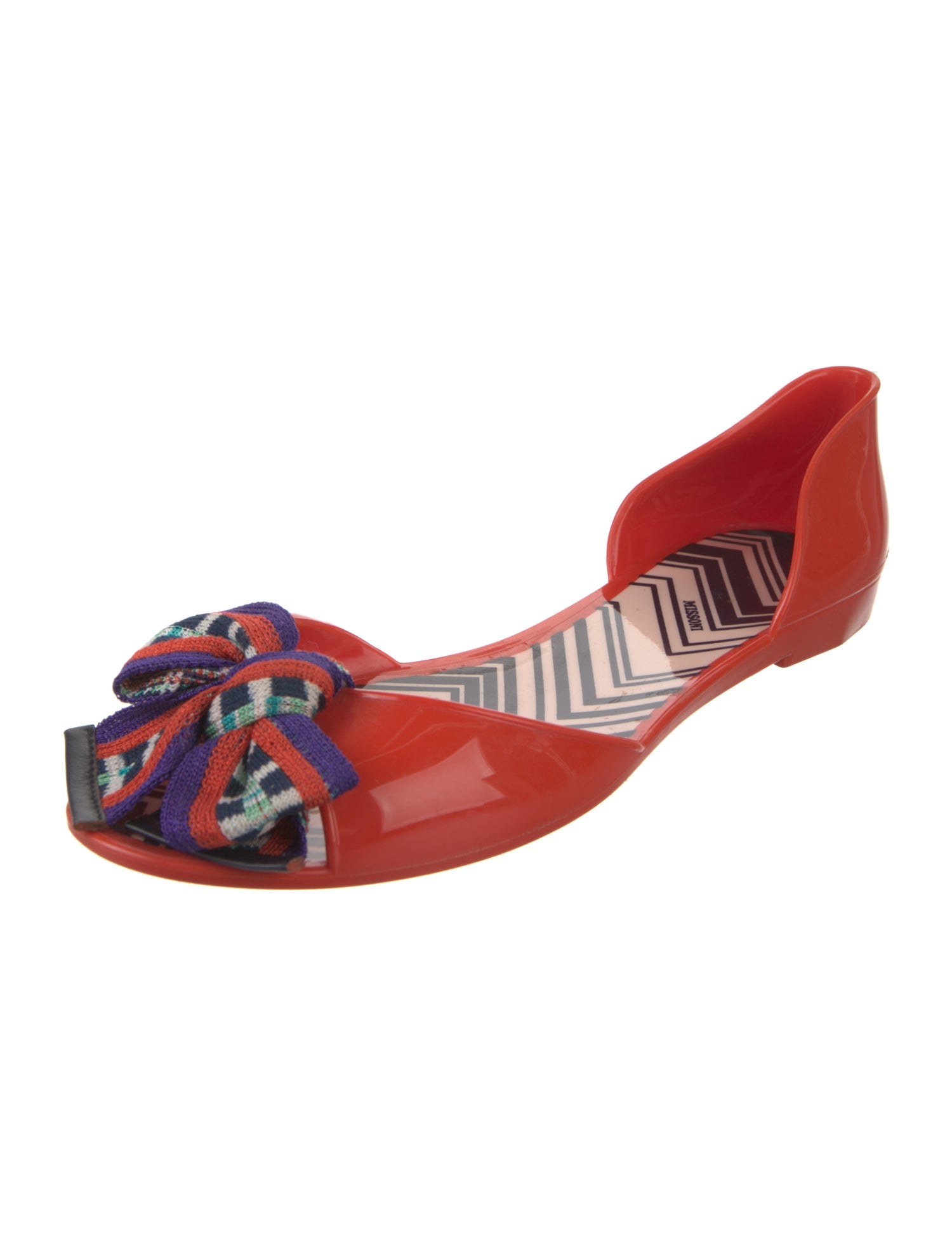 Missoni Rubber D'Orsay Flats