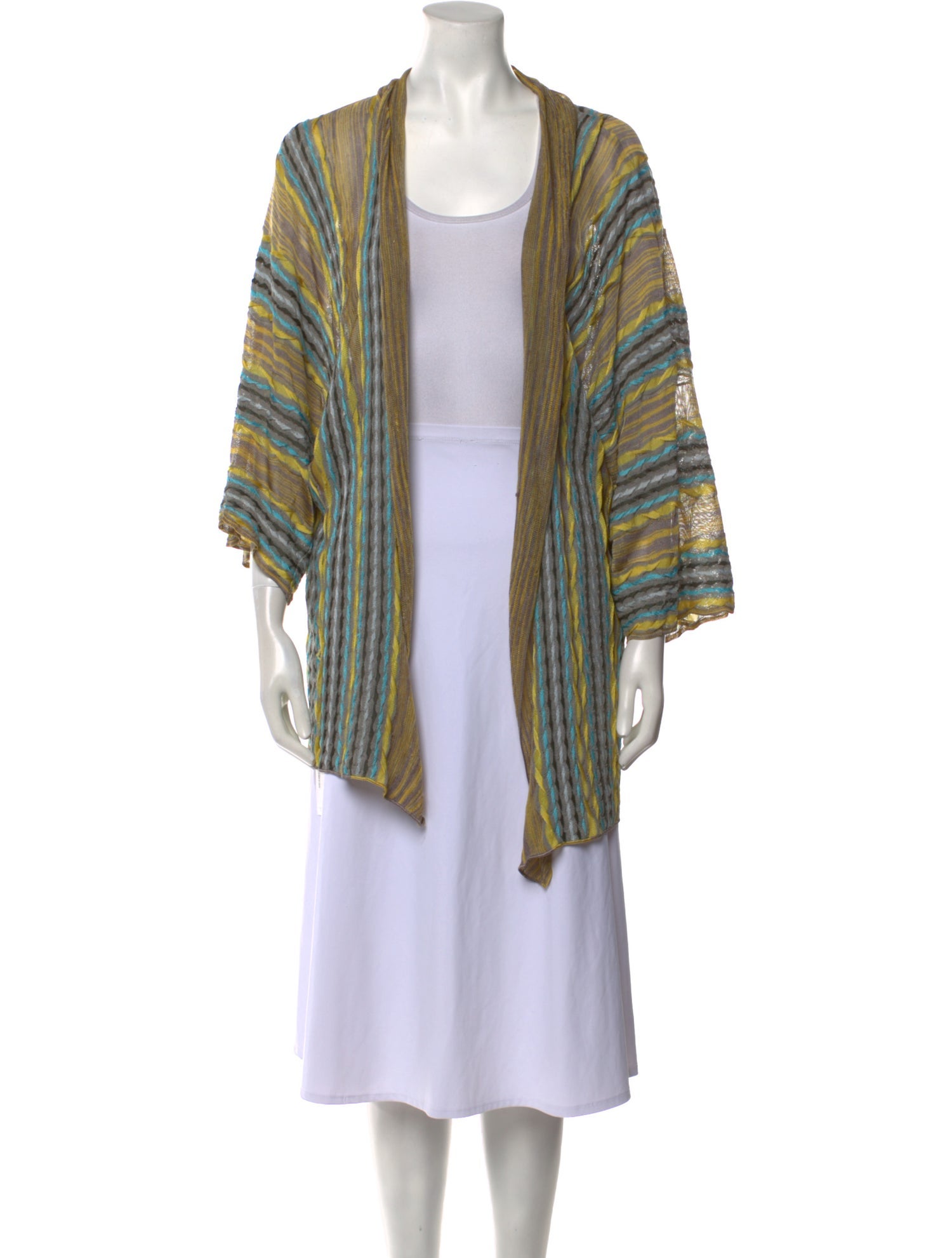 Missoni Striped Open Front Sweater