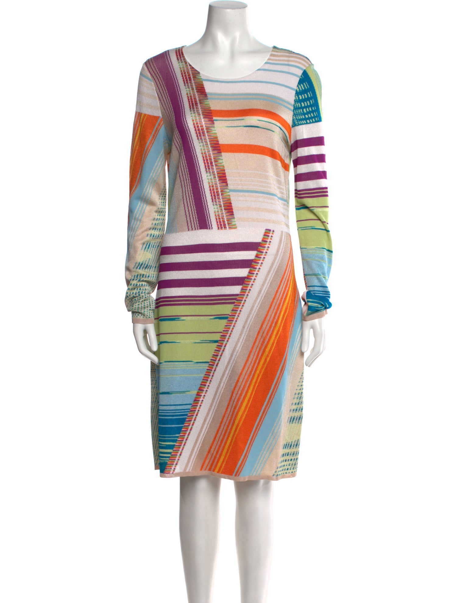 Missoni Striped Knee-Length Dress
