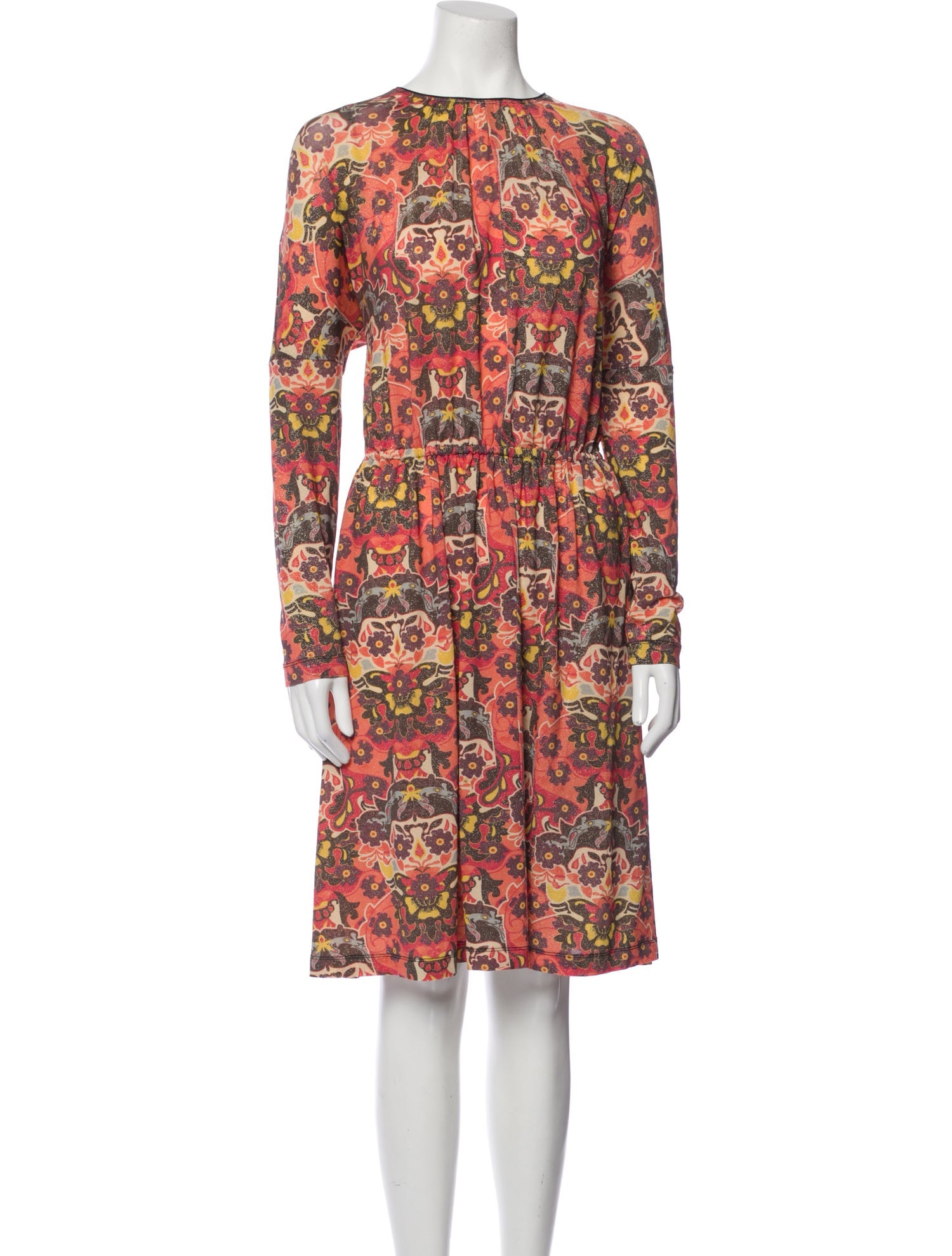 M Missoni Printed Knee-Length Dress