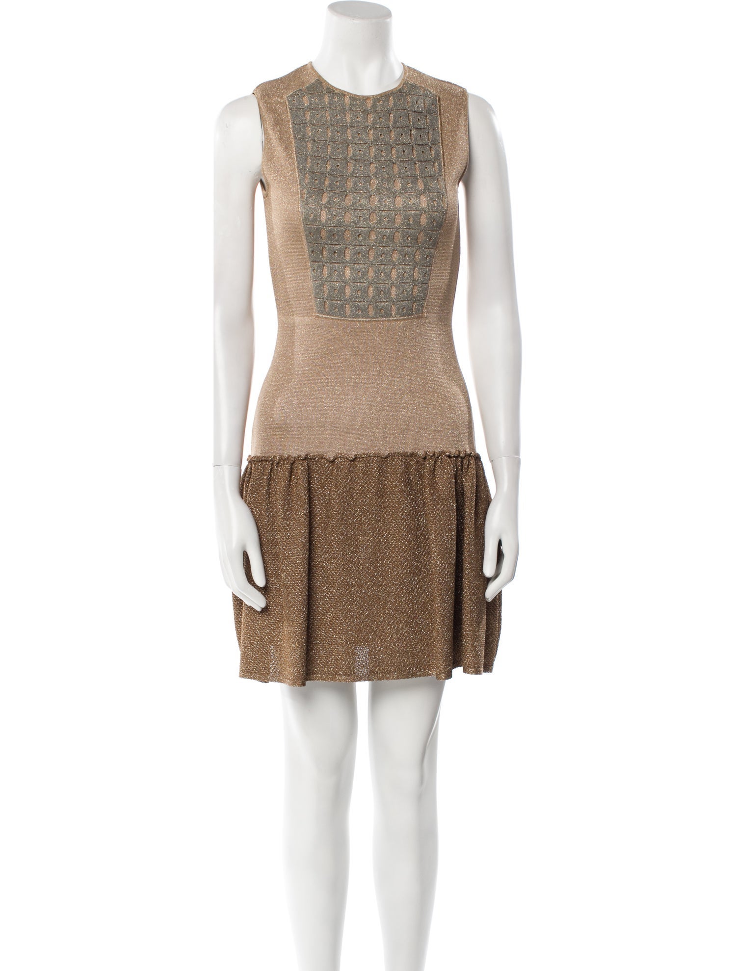 Missoni Colorblock Pattern Mini Dress